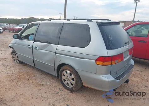 2002 Honda Odyssey Exl z USA, uszkodzony, nr VIN 2HKRL18962H584675